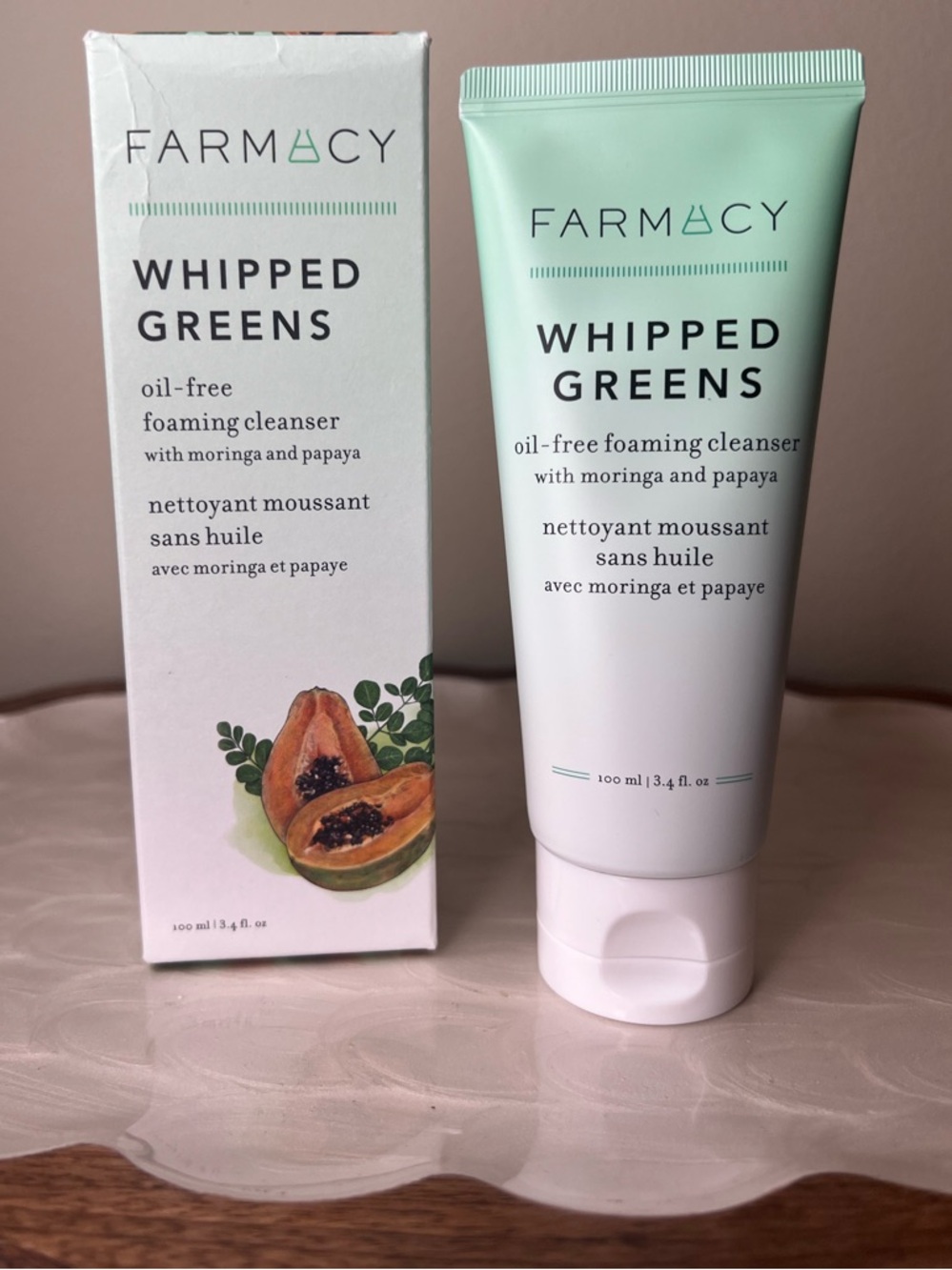 Farmacy Whipped Greens Oil Free Foaming Cleanser 3.4 oz NEW